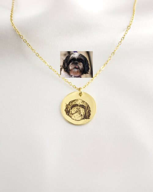 Custom Portrait Round Pendant