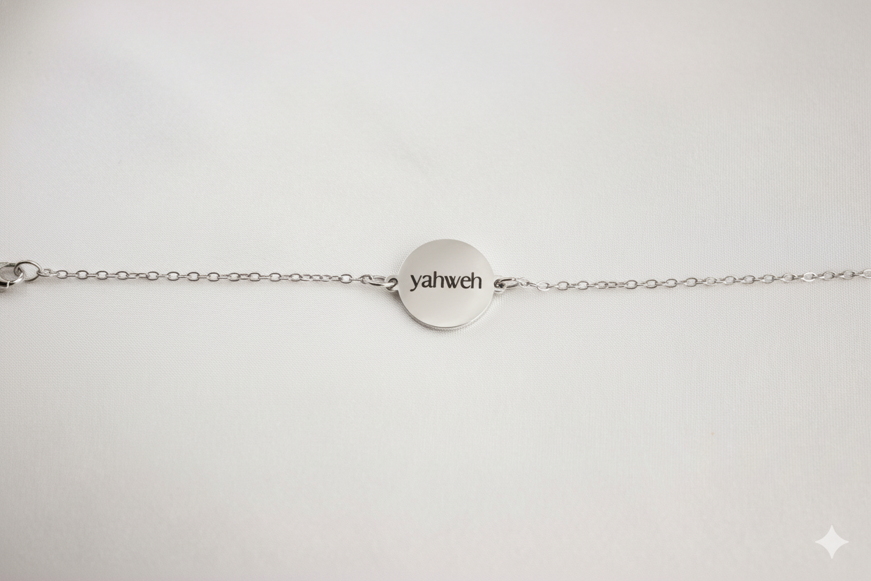 Custom Engraved Round Charm Bracelet - Image 7