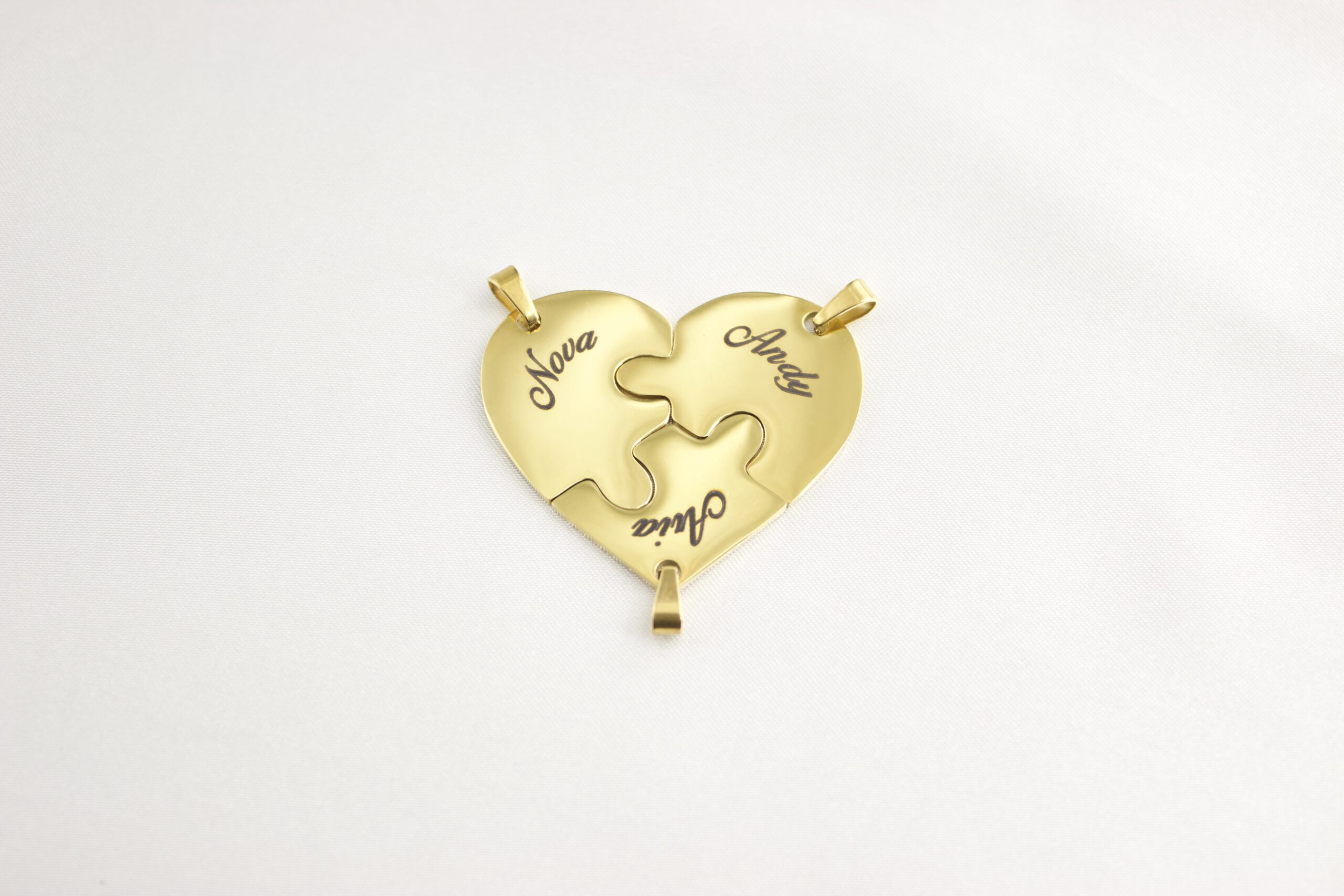 3 Piece Plated Love Jewelry Set - Image 2