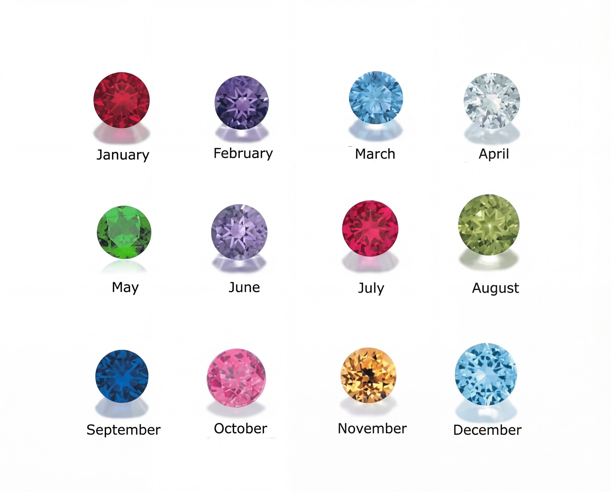 Birthstone Heart Necklace - Image 5