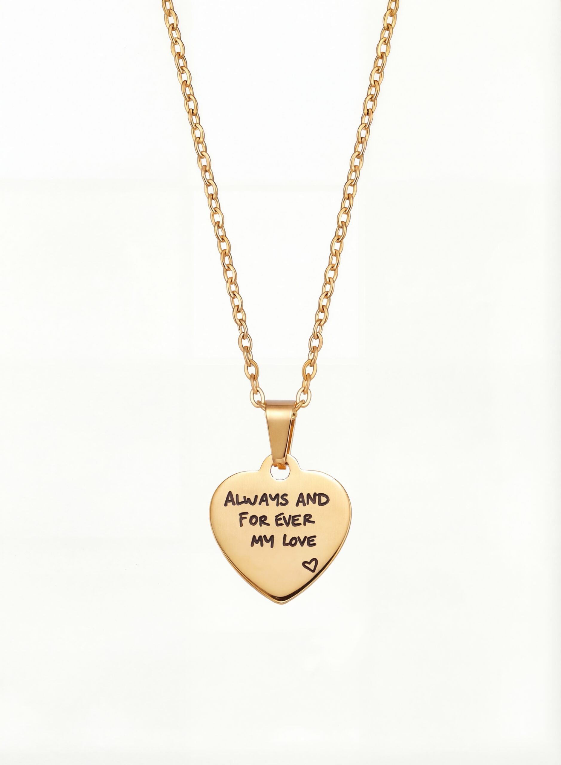 Heart Necklace Handwriting - Image 3