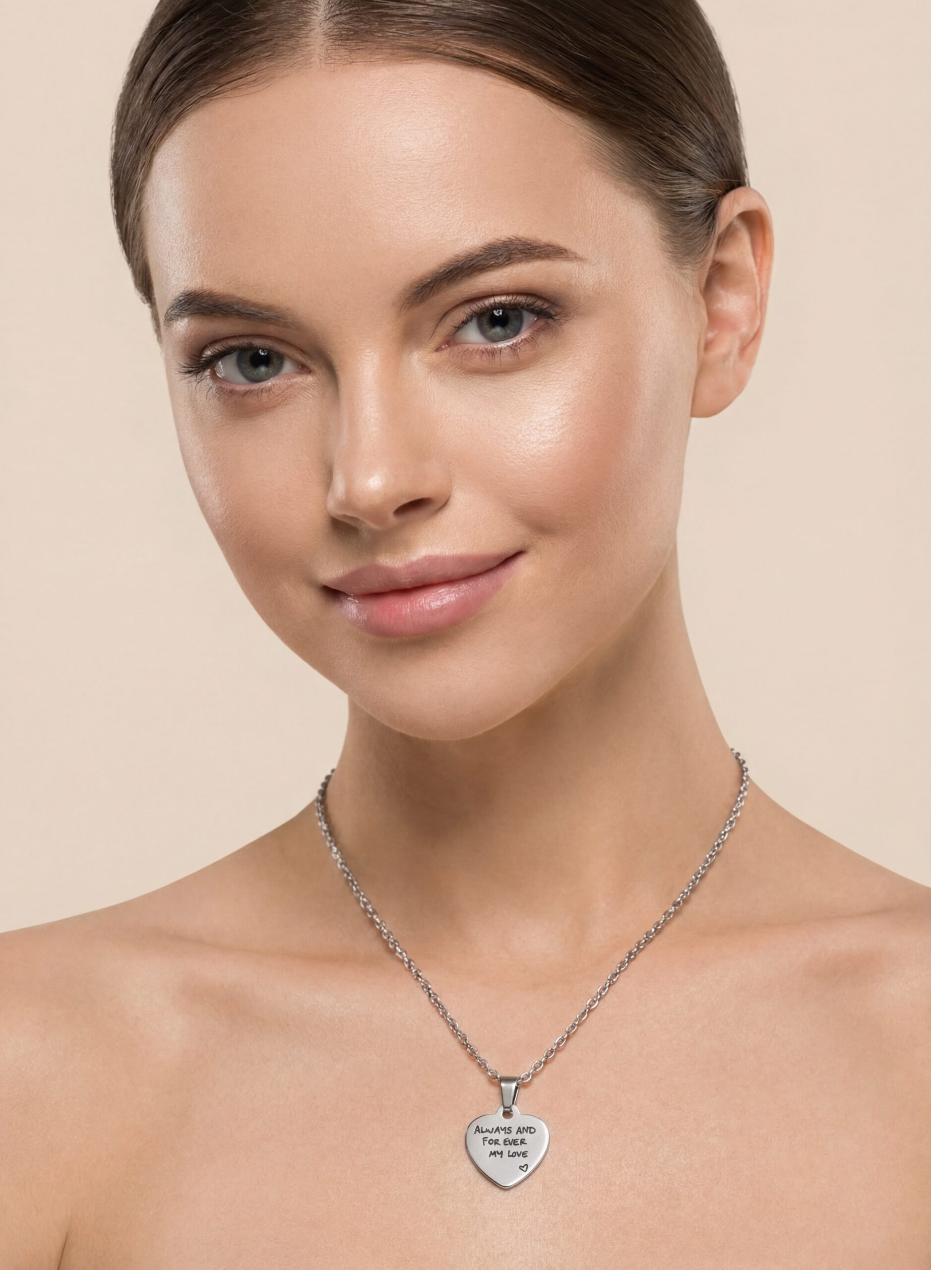 Heart Necklace Handwriting - Image 2