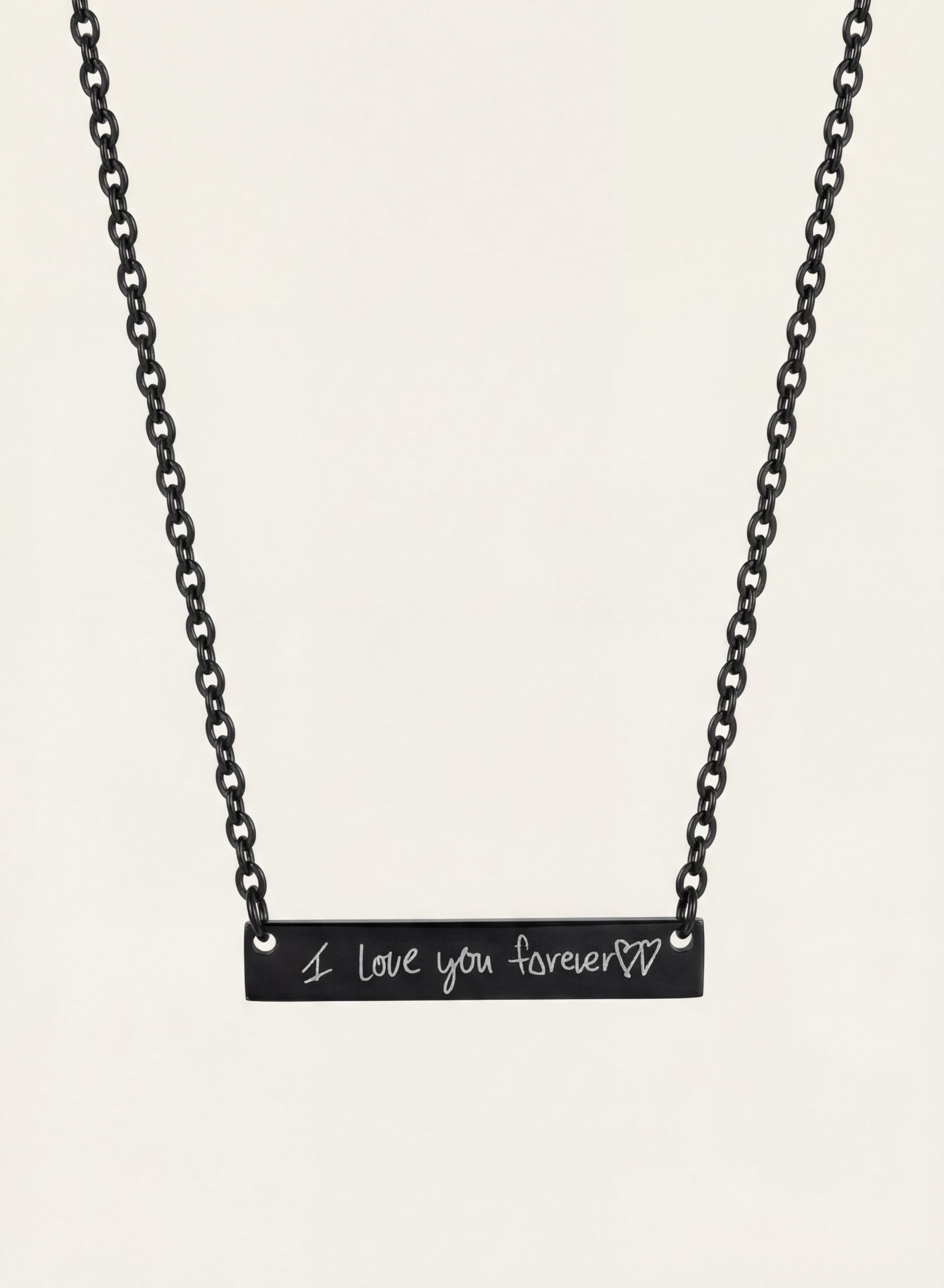 Bar Necklace Handwriting - Image 5