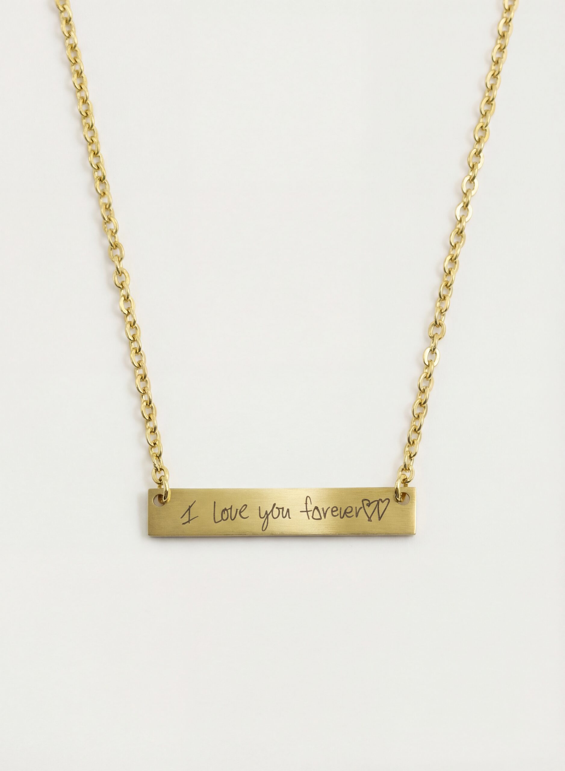 Bar Necklace Handwriting - Image 3