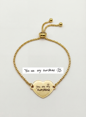 Heart Bracelet Handwriting