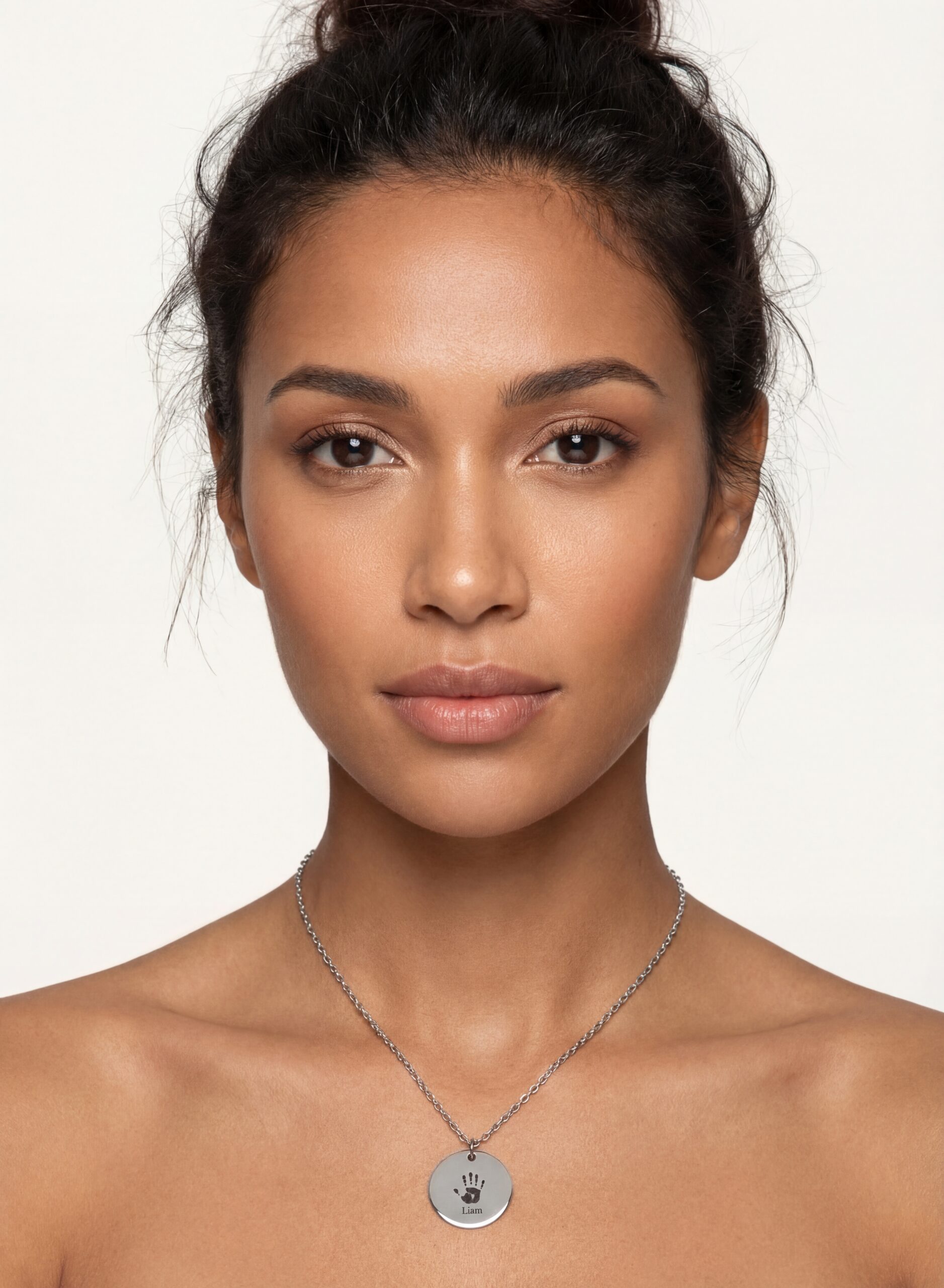 Circle Necklace handprint - Image 2