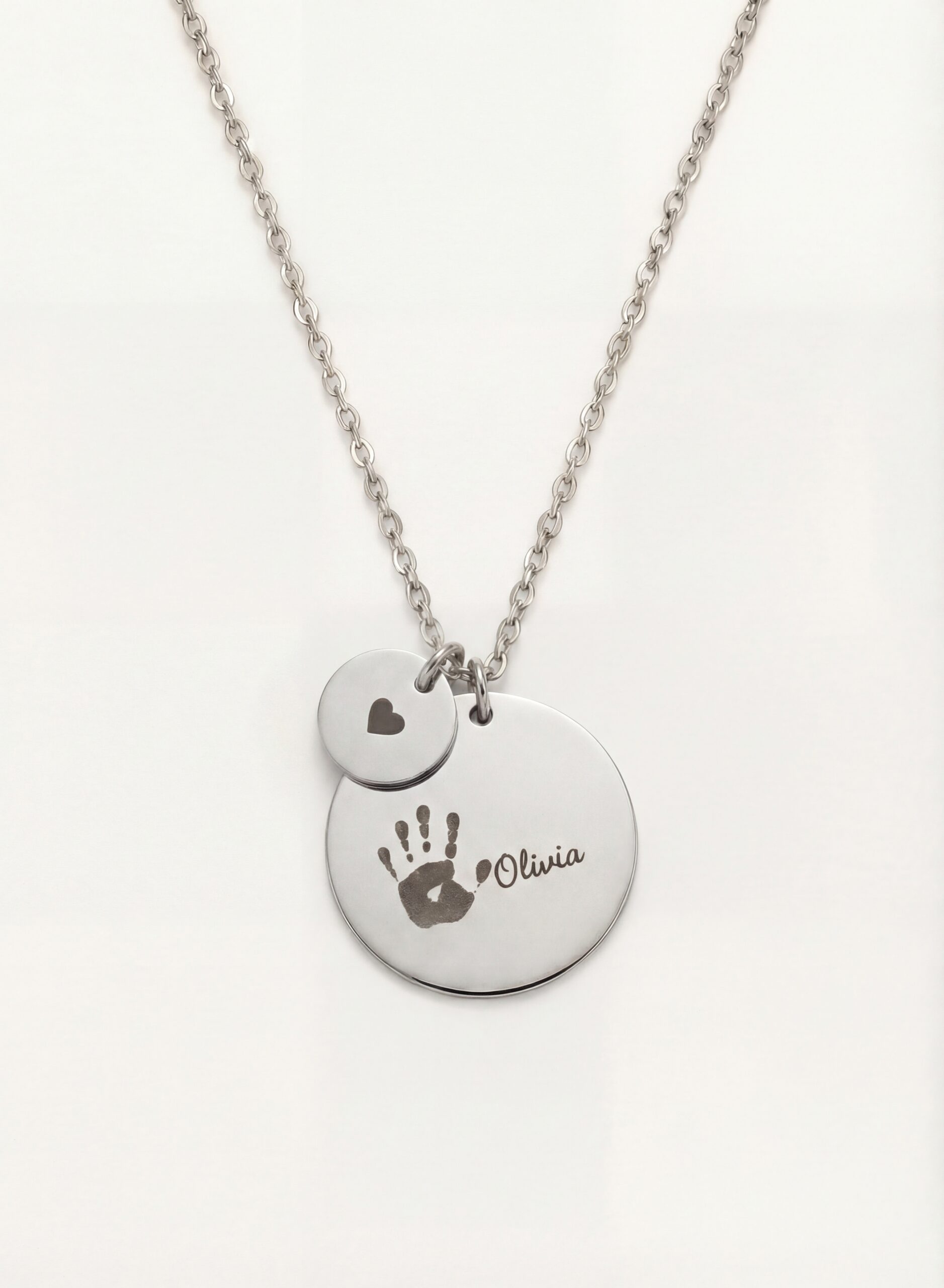 Circle Necklace handprint - Image 3