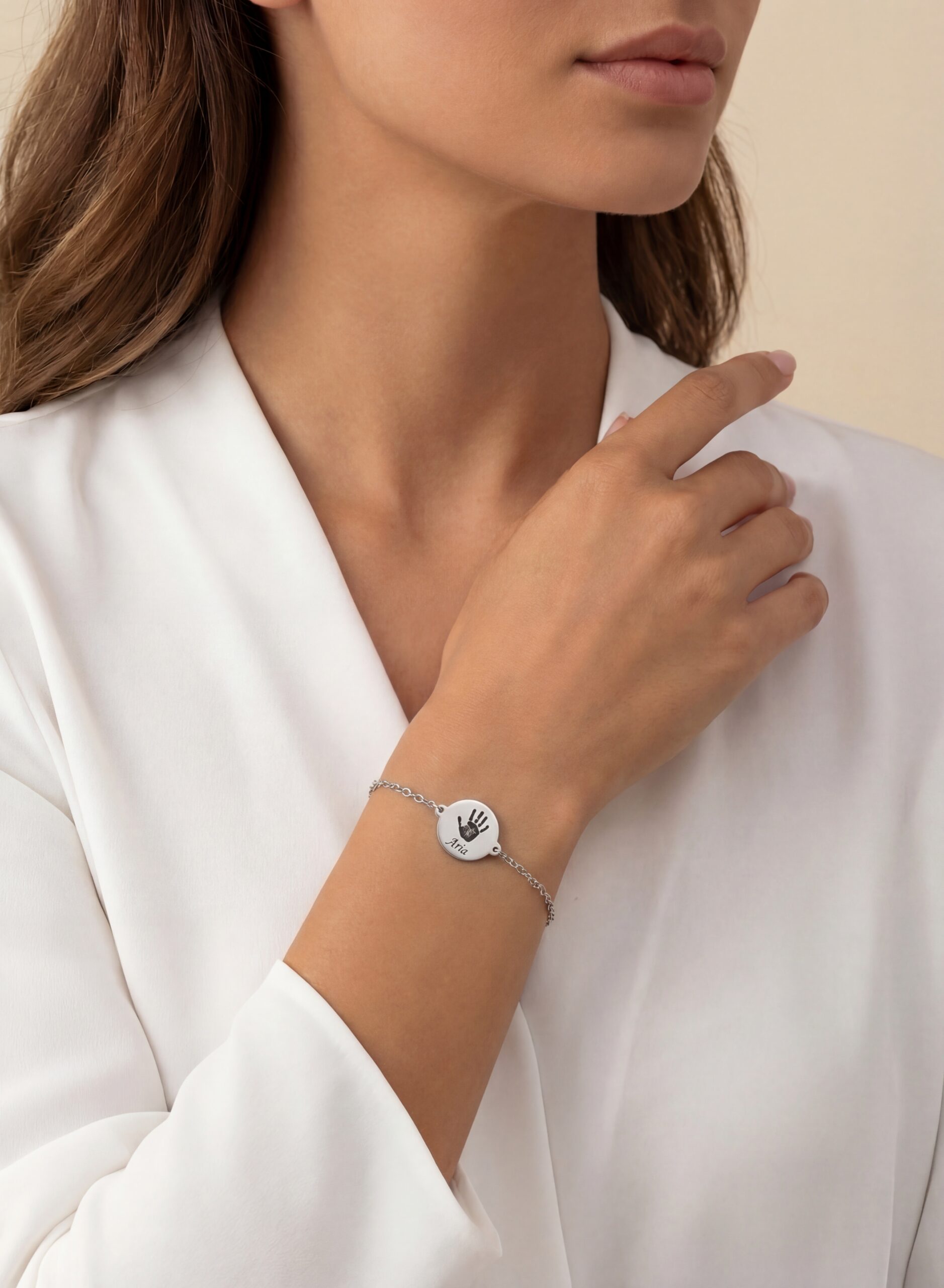 Circle Bracelet Handprint - Image 2