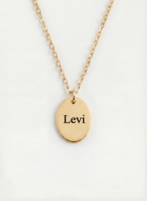 Oval Pendant Necklace